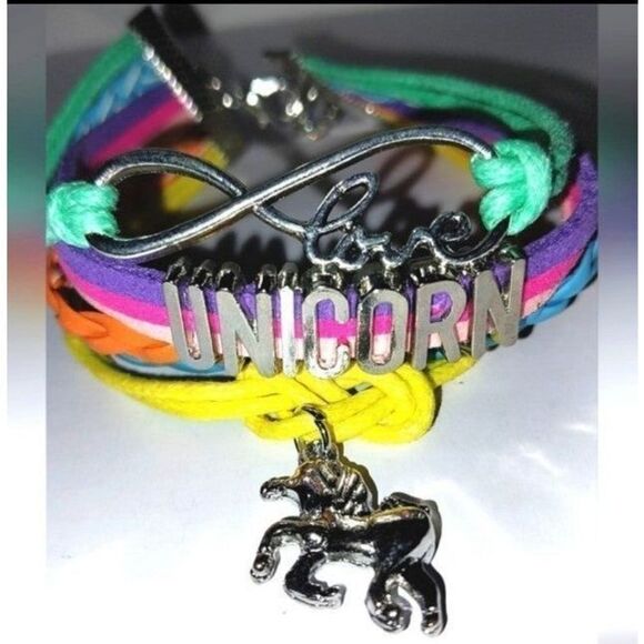 Hand crafted, horse shaped unicorn stackable bracelet - Picture 5 of 8